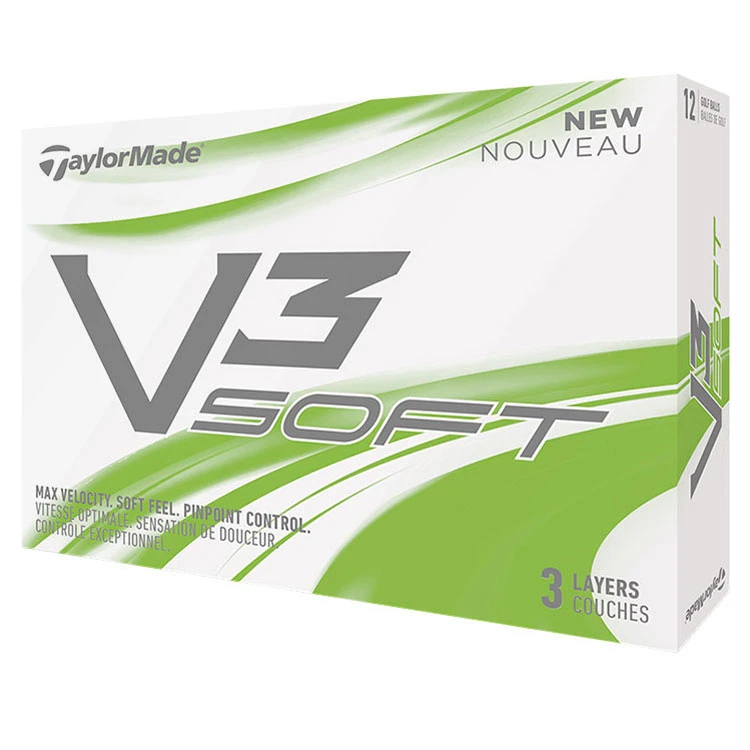 TaylorMade V3 Soft Golf Balls 1 TaylorMade V3 Soft Golf Balls