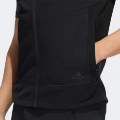 Adidas Statement Full Zip Hooded Golf Vest 10 Adidas Statement Full Zip Hooded Golf Vest -FootJoy || Callaway || Ping Sales Adidas AW22 Hoodie Vest HF6566 SWADI314 L Black Model 2