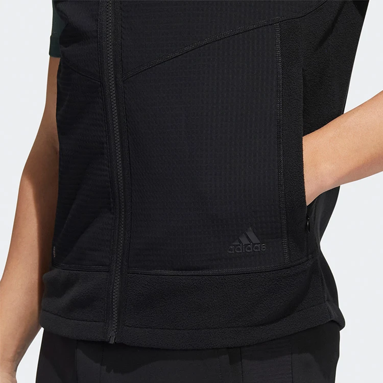 Adidas Statement Full Zip Hooded Golf Vest 5 Adidas Statement Full Zip Hooded Golf Vest - Image 5