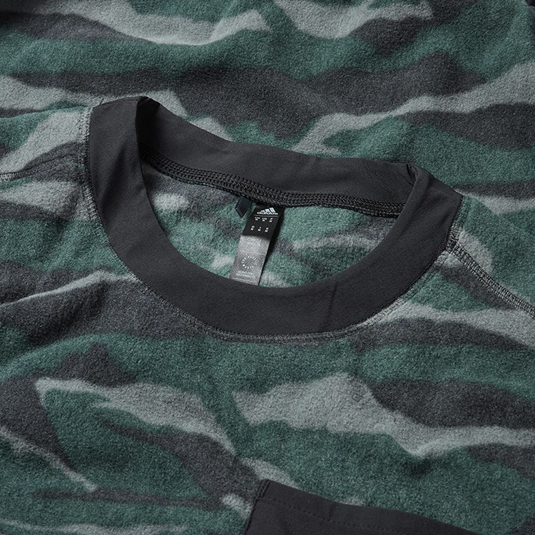 Adidas Texture Print Crew Golf Sweater 2 Adidas Texture Print Crew Golf Sweater - Image 2