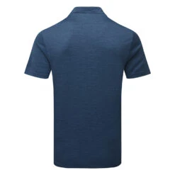 Adidas Texture Stripe Golf Polo Shirt -FootJoy || Callaway || Ping Sales Adidas AW22 Texture Stripe Polo Shirt HM8261 SHADI686 Collegiate Navy Crew Navy Back
