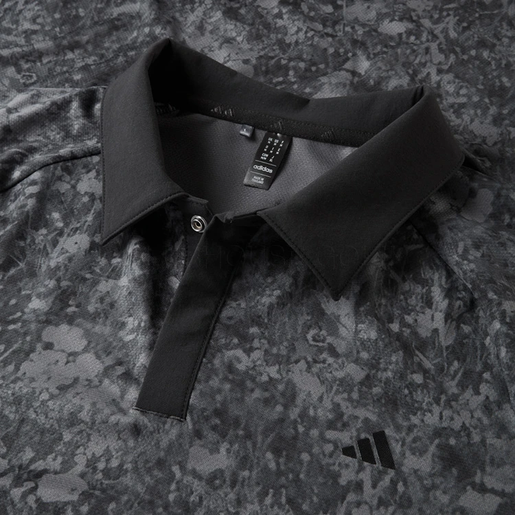 Adidas Mesh Print Golf Polo Shirt 2 Adidas Mesh Print Golf Polo Shirt - Image 2