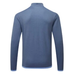 Adidas Microdot 1/4 Zip Golf Sweater 5 Adidas Microdot 1/4 Zip Golf Sweater -FootJoy || Callaway || Ping Sales Adidas SS23 Microdot Quarter Zip Sweater HS7588 SWADI340 S Collegiate Navy Blue Fusion Back