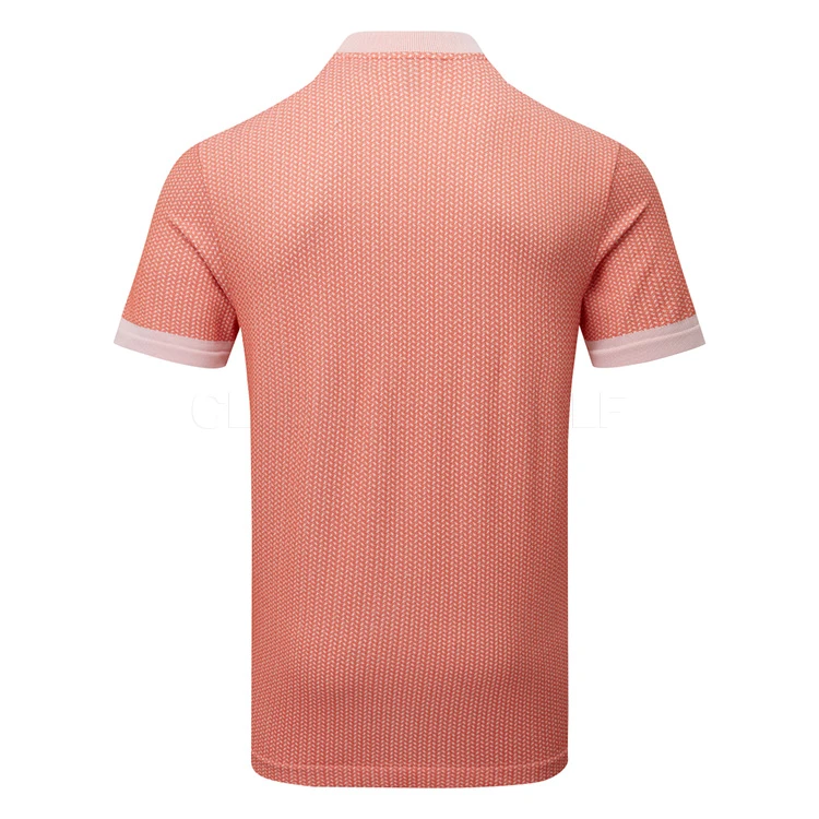 Adidas Textured Primeknit Golf Polo Shirt 3 Adidas Textured Primeknit Golf Polo Shirt - Image 3