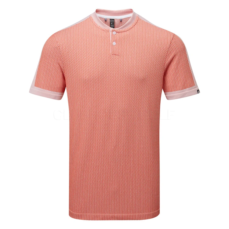 Adidas Textured Primeknit Golf Polo Shirt 1 Adidas Textured Primeknit Golf Polo Shirt