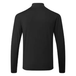 Adidas Elevated 1/4 Zip Golf Sweater -FootJoy || Callaway || Ping Sales Adidas Elevated 1 4 Zip Golf Sweater Black IB6115 Back