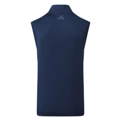 Adidas Elevated 1/4 Zip Golf Vest -FootJoy || Callaway || Ping Sales Adidas Elevated 1 4 Zip Golf Vest Collegiate Navy IB4541 Back