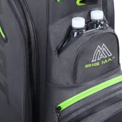 Big Max Dri-Lite Sport Golf Cart Bag -FootJoy || Callaway || Ping Sales Big Max Dri Lite Sport Golf Cart Bag Charcoal Lime 3