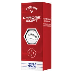 Callaway Chrome Soft Triple Track Golf Balls -FootJoy || Callaway || Ping Sales Callaway 2022 Chrome Soft Triple Track Golf Balls White 4