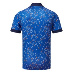 Callaway X-Series All Over Chev Print Golf Polo Shirt -FootJoy || Callaway || Ping Sales Callaway AW22 X Series All Over Chev Print Polo Shirt CGKSC027 973 SHCAL258 S Limoges Back