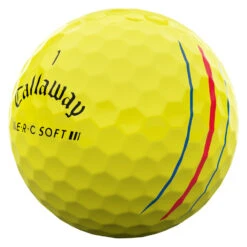 Callaway ERC Soft Triple Track Golf Balls -FootJoy || Callaway || Ping Sales Callaway ERC Soft Triple Track Golf Balls Yellow 3