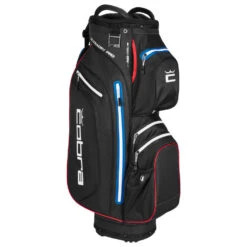 Cobra Ultradry Pro Waterproof Golf Cart Bag 6 Cobra Ultradry Pro Waterproof Golf Cart Bag -FootJoy || Callaway || Ping Sales Cobra 2023 Ultradry Pro Golf Cart Bag Black Electric Blue 3