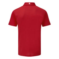 FootJoy Stretch Pique Solid Golf Polo Shirt 8 FootJoy Stretch Pique Solid Golf Polo Shirt -FootJoy || Callaway || Ping Sales FOOTJOY PERF SS SHIRT ATH RED BACK
