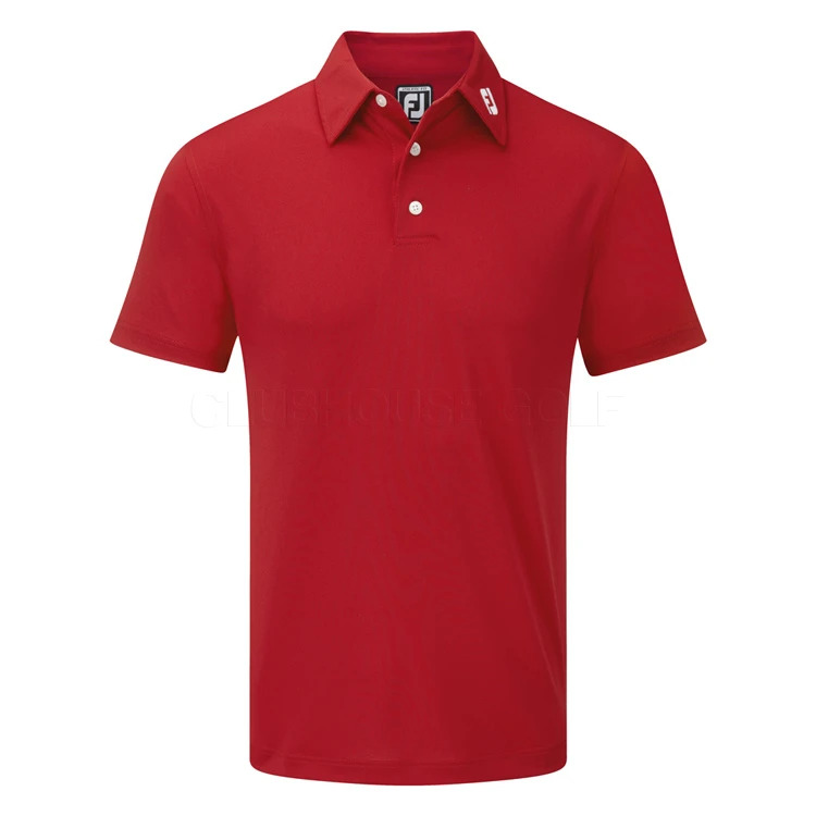 FootJoy Stretch Pique Solid Golf Polo Shirt 1 FootJoy Stretch Pique Solid Golf Polo Shirt