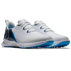 FootJoy Fuel Sport 55454 Golf Shoes 8 FootJoy Fuel Sport 55454 Golf Shoes -FootJoy || Callaway || Ping Sales FootJoy FJ Fuel Sport Shoes White Navy Blue 3