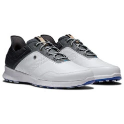 FootJoy FJ Stratos 50072 Golf Shoes 8 FootJoy FJ Stratos 50072 Golf Shoes -FootJoy || Callaway || Ping Sales FootJoy FJ Stratos 50072 Golf Shoes White Black Forged Iron Blanc de Blanc 3