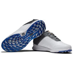 FootJoy FJ Stratos 50072 Golf Shoes 11 FootJoy FJ Stratos 50072 Golf Shoes -FootJoy || Callaway || Ping Sales FootJoy FJ Stratos 50072 Golf Shoes White Black Forged Iron Blanc de Blanc 6