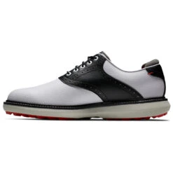 FootJoy FJ Traditions Spikeless 57924 Golf Shoes 9 FootJoy FJ Traditions Spikeless 57924 Golf Shoes -FootJoy || Callaway || Ping Sales FootJoy FJ Traditions Spikeless Shoes White Black Grey 4