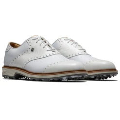 FootJoy Premiere Series Wilcox 54322 Golf Shoes -FootJoy || Callaway || Ping Sales FootJoy Premier Series Wilcox Shoes White Light Grey 3