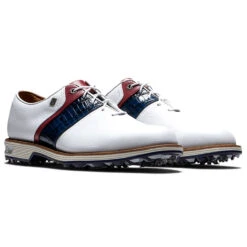 FootJoy Premiere Series Packard 53909 Golf Shoes 10 FootJoy Premiere Series Packard 53909 Golf Shoes -FootJoy || Callaway || Ping Sales FootJoy Premiere Series Packard Golf Shoes White Navy Red 5