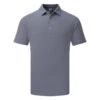 FootJoy Smooth Pique FJ Print Golf Polo Shirt