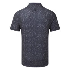 FootJoy Digital Camo FJ Print Lisle Golf Polo Shirt 8 FootJoy Digital Camo FJ Print Lisle Golf Polo Shirt -FootJoy || Callaway || Ping Sales FootJoy SS22 Digital Camo FJ Print Lisle Golf Polo Shirt Navy 88436 back