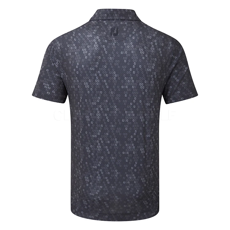 FootJoy Digital Camo FJ Print Lisle Golf Polo Shirt 3 FootJoy Digital Camo FJ Print Lisle Golf Polo Shirt - Image 3