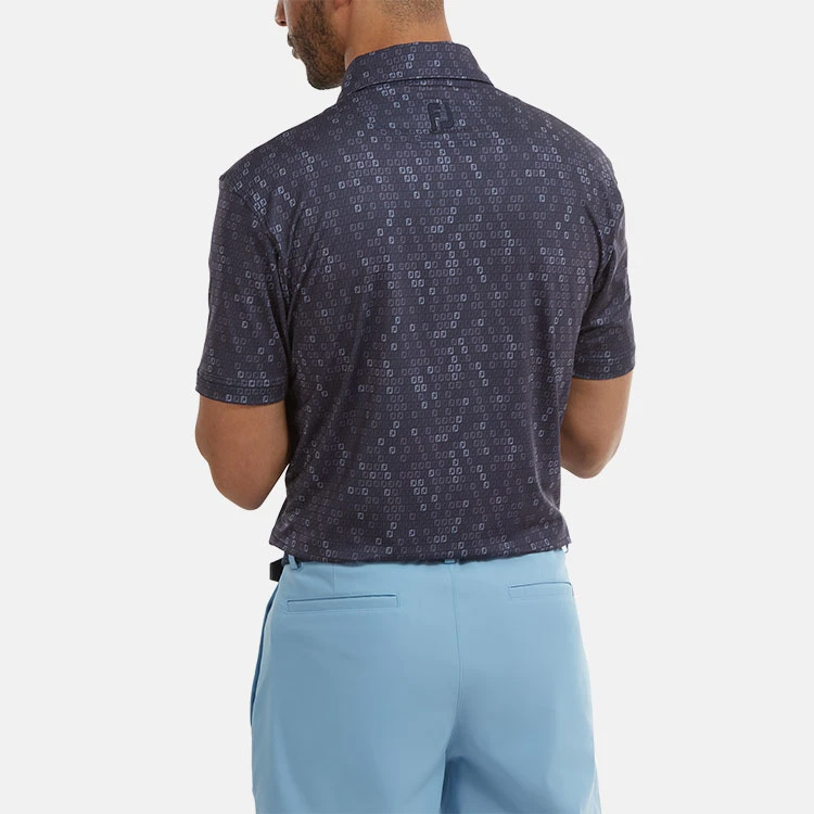 FootJoy Digital Camo FJ Print Lisle Golf Polo Shirt 6 FootJoy Digital Camo FJ Print Lisle Golf Polo Shirt - Image 6
