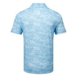 FootJoy Cloud Camo Lisle Golf Polo Shirt 5 FootJoy Cloud Camo Lisle Golf Polo Shirt -FootJoy || Callaway || Ping Sales FootJoy SS23 Cloud Camo Lisle Polo Shirt 80004 SHFOO238 S True Blue Back