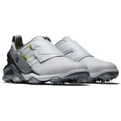 FootJoy Tour Alpha BOA 55509 Golf Shoes -FootJoy || Callaway || Ping Sales FootJoy Tour Alpha BOA Golf Shoes White Grey Charcoal 5