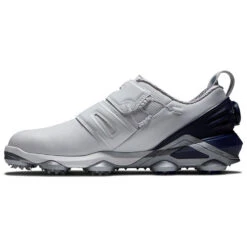 FootJoy Tour Alpha Double BOA 55508 Golf Shoes -FootJoy || Callaway || Ping Sales FootJoy Tour Alpha Double BOA Golf Shoes White Navy Charcoal 3