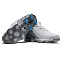 FootJoy Tour Alpha 55507 Golf Shoes 11 FootJoy Tour Alpha 55507 Golf Shoes -FootJoy || Callaway || Ping Sales FootJoy Tour Alpha Golf Shoes White Grey Blue 6