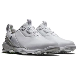 FootJoy Tour Alpha 55505 Golf Shoes 10 FootJoy Tour Alpha 55505 Golf Shoes -FootJoy || Callaway || Ping Sales FootJoy Tour Alpha Golf Shoes White Grey Lime 5