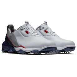FootJoy Tour Alpha 55500 Golf Shoes -FootJoy || Callaway || Ping Sales FootJoy Tour Alpha Shoes White Navy Grey 3