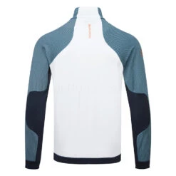 Galvin Green Donald Insula Golf Jacket 5 Galvin Green Donald Insula Golf Jacket -FootJoy || Callaway || Ping Sales Galvin Green AW22 Donald Sweater Jacket G134513 SWGAL379 White Navy Orange Back