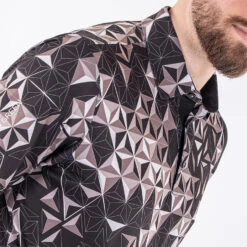 Galvin Green Makai Golf Polo Shirt -FootJoy || Callaway || Ping Sales Galvin Green AW22 Makai Polo Shirt G136077 SHGAL566 L Black Sharkskin White Model 2