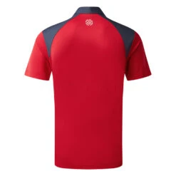 Galvin Green Mapping Golf Polo Shirt 8 Galvin Green Mapping Golf Polo Shirt -FootJoy || Callaway || Ping Sales Galvin Green AW22 Mapping Polo Shirt G136423 SHGAL575 M Red Navy White Back