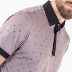 Galvin Green Marlow Golf Polo Shirt -FootJoy || Callaway || Ping Sales Galvin Green AW22 Marlow Polo Shirt G136177 SHGAL569 L Sharkskin Black Model 2