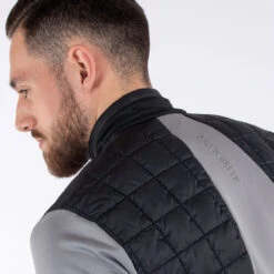 Galvin Green Damian Insula Golf Jacket -FootJoy || Callaway || Ping Sales Galvin Green SS22 Damian Full Zip Insula Sweater G124107 Code SWGAL348 M Sharkskin Black Model 2