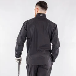 Galvin Green Armstrong Waterproof Golf Jacket -FootJoy || Callaway || Ping Sales Galvin Green SS22 Armstrong Waterproof Jacket G120277 WJGAL433 Black Sharkskin Model 3