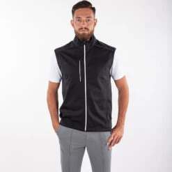 Galvin Green Lion Interface-1 Golf Wind Vest -FootJoy || Callaway || Ping Sales Galvin Green SS22 Lion Full Zip Windproof Bodywarmer G122477 Code WTGAL193 M Black model 1