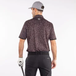 Galvin Green Mack Golf Polo Shirt -FootJoy || Callaway || Ping Sales Galvin Green SS22 Mack Polo Shirt G126977 Code SHGAL545 M Black Sharkskin Model 3