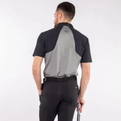 Galvin Green Massimo Golf Polo Shirt -FootJoy || Callaway || Ping Sales Galvin Green SS22 Massimo Polo Shirt G127307 Code SHGAL555 M Sharkskin Black Model 3