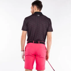 Galvin Green Mayson Golf Polo Shirt -FootJoy || Callaway || Ping Sales Galvin Green SS22 Mayson Polo Shirt G126797 Code SHGAL538 M Black Pink model 3