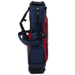 J.Lindeberg Play ST Golf Stand Bag -FootJoy || Callaway || Ping Sales J Lindeberg Play ST Golf Stand Bag Swirl Red JL Navy Barbados Cherry 3