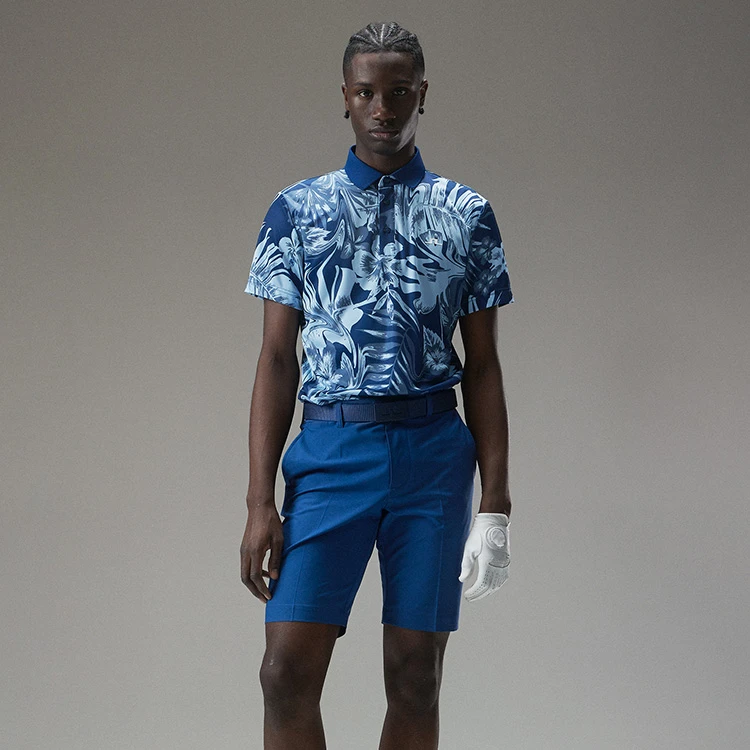 J.Lindeberg Martin Print Golf Polo Shirt 4 J.Lindeberg Martin Print Golf Polo Shirt - Image 4