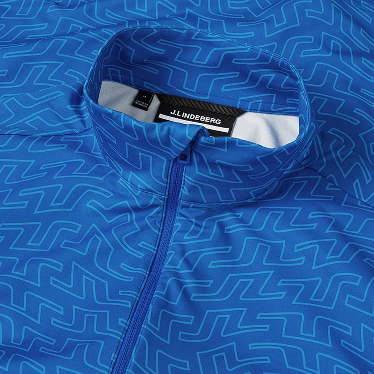 J.Lindeberg Luke Print 1/2 Zip Golf Sweater 2 J.Lindeberg Luke Print 1/2 Zip Golf Sweater - Image 2
