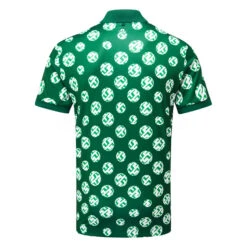 J.Lindeberg Tour Tech Print Golf Polo Shirt 5 J.Lindeberg Tour Tech Print Golf Polo Shirt -FootJoy || Callaway || Ping Sales J.Lindeberg SS23 Tour Tech Reg Fit Print Polo GMJT07644 M488 SHLIN170 S Rain Forest Sphere DotWhite Back