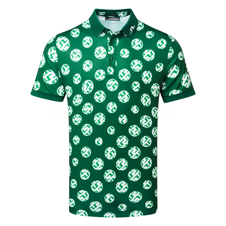 J.Lindeberg Tour Tech Print Golf Polo Shirt 1 J.Lindeberg Tour Tech Print Golf Polo Shirt