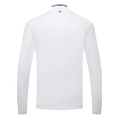 J.Lindeberg Tyson Long Sleeve Golf Polo Shirt 8 J.Lindeberg Tyson Long Sleeve Golf Polo Shirt -FootJoy || Callaway || Ping Sales J.Lindeberg Tyson LS Reg Fit Polo GMJT07801 0000 SHLIN154 WhiteNavy Peony Back